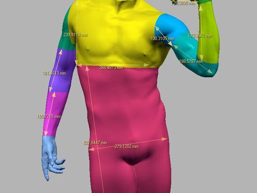 Скульптура человека по 3D скану